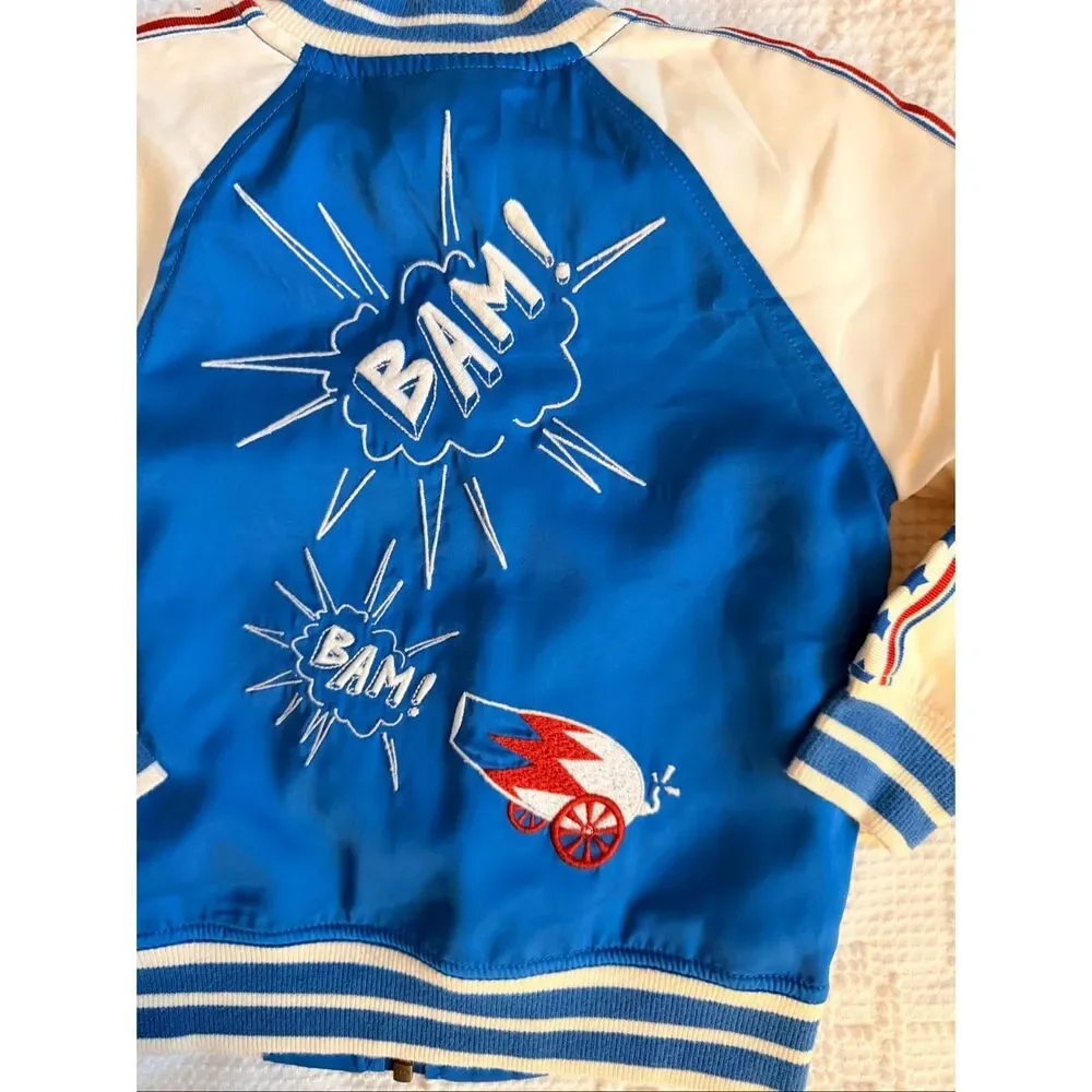 Genuine Kids OshKosh Varsity Bomber 3T Stars